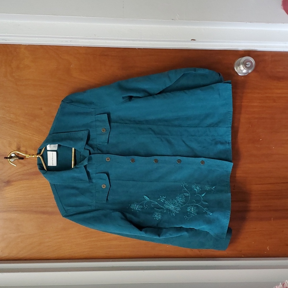 Vintage Alfred Dunner Button Front Top